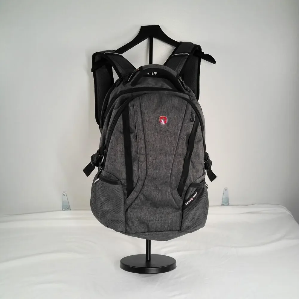 SwissGear Backpack Gray Laptop Tablet Airflow Ergonomic Travel School Bag